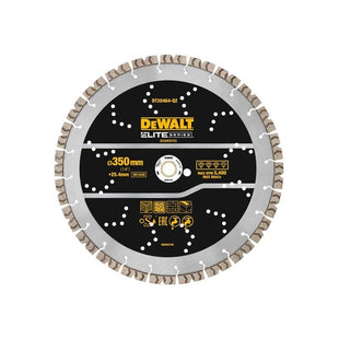 Dewalt Power Tools ELITE SERIES™ All Purpose Diamond Segmented Wheel 350 x 25.4mm DeWALT Power Tools - RockBottom Northampton