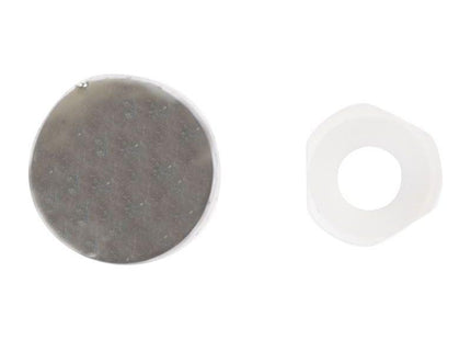 Forgefix Domed Cover Cap Chrome Coloured No. 6-8 Bag 25 ForgeFix - RockBottom Northampton