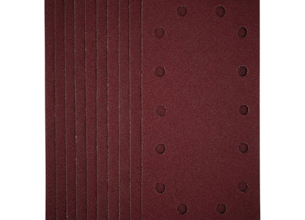 Draper 1/2 Sanding Sheets with Hook and Loop, 115 x 230mm, 80 Grit (Pack of 10) Draper - Town Tools 