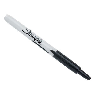 Sharpie® Retractable Fine Permanent Marker Black Sharpie® - RockBottom Nothampton