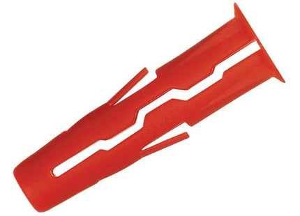 Rawlplug Red UNO® Plugs 6 x 28mm (Pack 1000) Rawlplug - RockBottom Nothampton