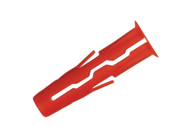 Rawlplug Red UNO® Plugs 6 x 28mm (Pack 1000) Rawlplug - RockBottom Nothampton