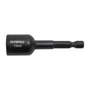 Faithfull Magnetic Impact Nut Driver 13mm x 1/4in Hex Faithfull - RockBottom Northampton