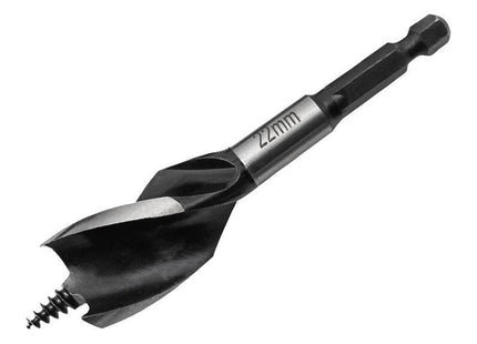 Faithfull Tri-Point Speed Auger Bit 22mm Stubby Faithfull - RockBottom Northampton