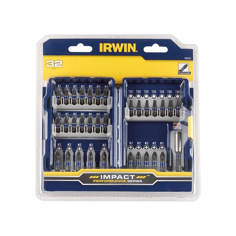 Irwin® Impact Screwdriver Bit Set, 32 Piece IRWIN® - RockBottom Northampton