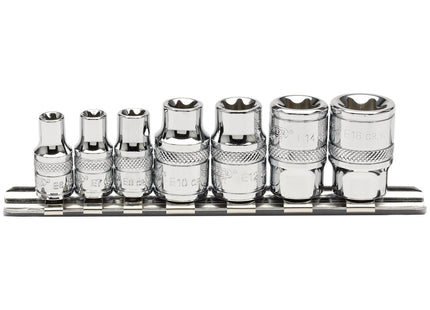 Draper TX-STAR Socket Set, 1/4" and 3/8" Sq. Dr. (7 Piece) 34412 Draper - Town Tools 