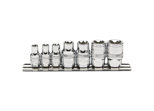 Draper TX-STAR Socket Set, 1/4" and 3/8" Sq. Dr. (7 Piece) 34412 Draper - Town Tools 