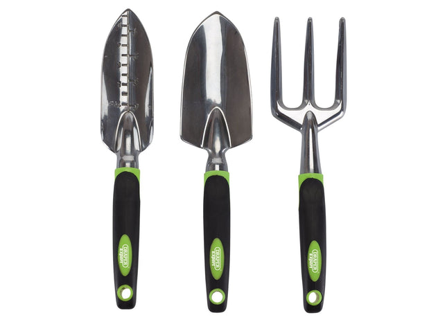 Draper Aluminium Hand Fork and Trowel Set (3 Piece) 08992 Draper - Town Tools 
