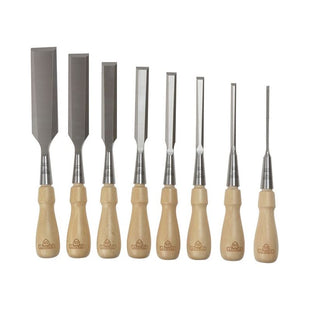 Stanley® Hand Tools Sweetheart Socket Chisel Set, 8 Piece: 3 6 8 12 15 18 25 & 32mm STANLEY® Hand Tools - RockBottom Nothampton