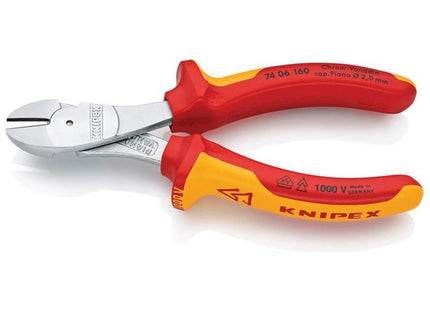 Knipex VDE High Leverage Diagonal Cutter 160mm Knipex - RockBottom Northampton
