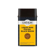 Liberon Liquid Wax Polish Black Bison Dark Oak 500ml Liberon - RockBottom Northampton