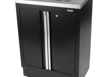 Draper BUNKER Modular Floor Cabinet with Sink, 2 Door, 680mm 31034 Draper - Town Tools 
