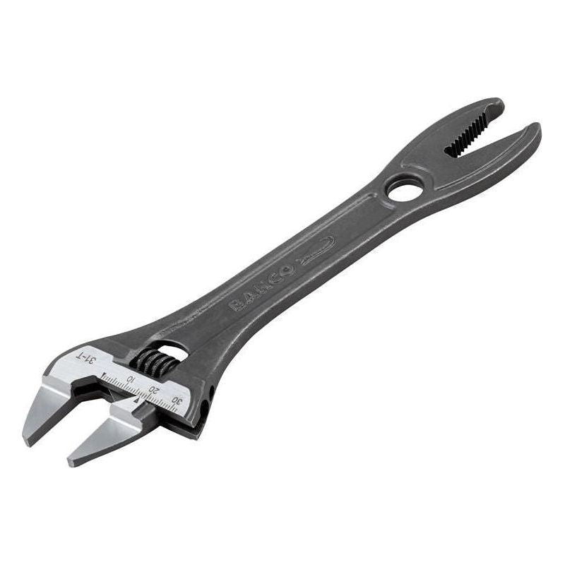 Bahco 31-T Thin Jaw Adjustable Spanner with Serrated Pipe Jaws Bahco - RockBottom Northampton