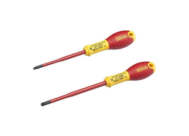 Stanley® Hand Tools FatMax® VDE Insulated Borneo PZ Scewdriver Set, 2 Piece STANLEY® Hand Tools - RockBottom Nothampton