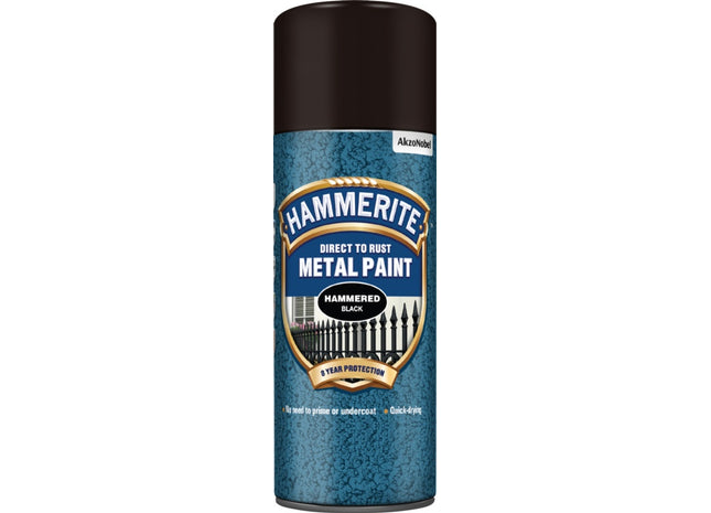 Hammerite Aero 400ml Hammered Black