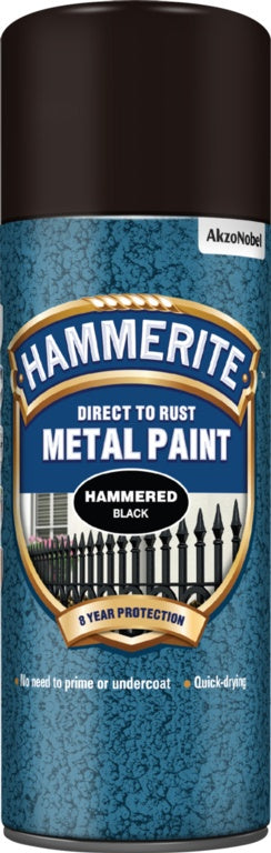 Hammerite Aero 400ml Hammered Black