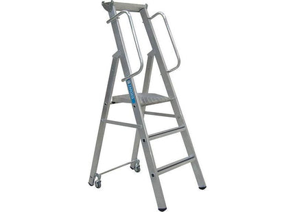 Zarges Mobile Mastersteps, Platform Height 0.78m 3 Rungs Zarges - RockBottom Northampton