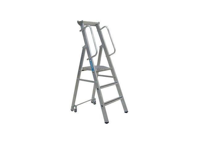 Zarges Mobile Mastersteps, Platform Height 0.78m 3 Rungs Zarges - RockBottom Northampton