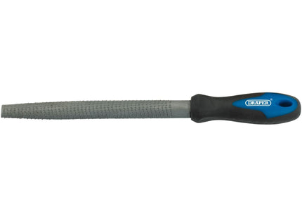 Draper Soft Grip Engineer's Half Round Cabinet Rasp, 200mm 44958 Draper - Town Tools 