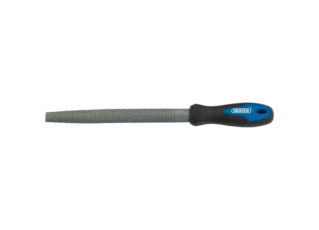 Draper Soft Grip Engineer's Half Round Cabinet Rasp, 200mm 44958 Draper - Town Tools 