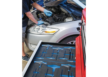 Draper TX-STAR T' Handle Key Set in 3/4 Drawer EVA Insert Tray (7 Piece) Draper - Town Tools 