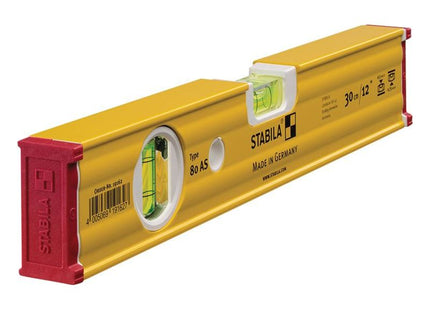 Stabila 80 AS Spirit Level 2 Vial 19162 30cm Stabila - RockBottom Nothampton