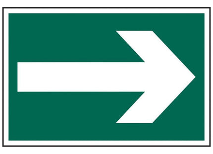 Scan Arrow Symbol - PVC Sign 300 x 200mm Scan - RockBottom Nothampton