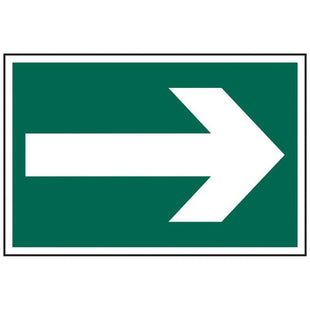 Scan Arrow Symbol - PVC Sign 300 x 200mm Scan - RockBottom Nothampton