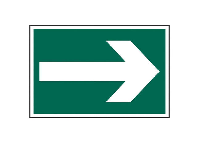 Scan Arrow Symbol - PVC Sign 300 x 200mm Scan - RockBottom Nothampton