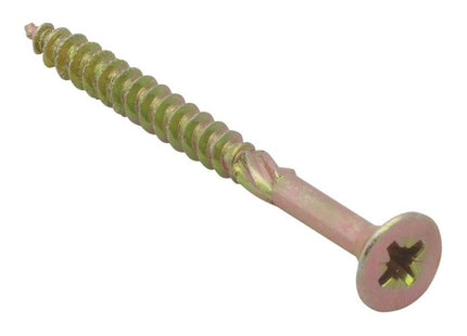 Forgefix Spectre™ PZ Compatible Wood Screw CSK ZYP 6.0 x 60mm Box 100 ForgeFix - RockBottom Northampton