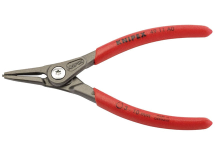 Draper Knipex 49 11 A0 140mm External Straight Tip Circlip Pliers, 3 - 10mm Capa Draper - Town Tools 