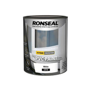 Ronseal uPVC Paint White Satin 750ml Ronseal - RockBottom Nothampton