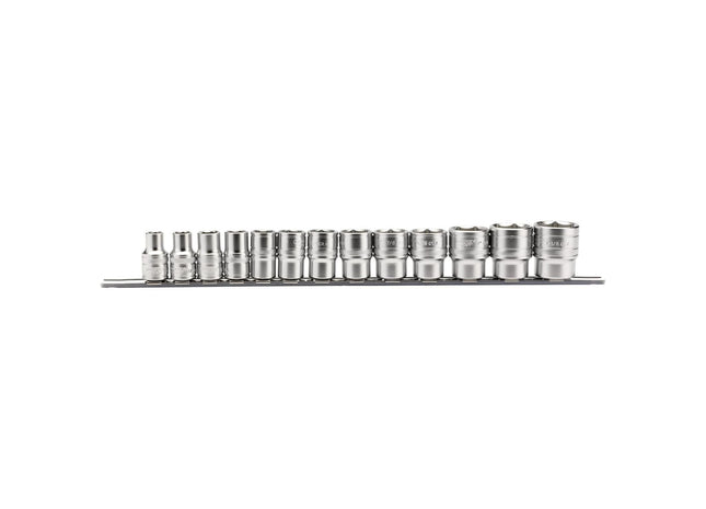 Draper Imperial Socket on a Metal Rail, 1/2" Sq. Dr. (13 Piece) 16498 Draper - Town Tools 