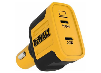 Dewalt Telecoms 2-Port PPS PD Car Charger 120W DEWALT Telecoms - RockBottom Northampton