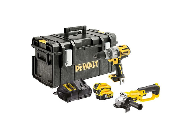 Dewalt Power Tools DCK278P2 XR Twin Pack 18V 2 x 5.0Ah Li-ion DeWALT Power Tools - RockBottom Northampton