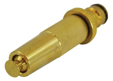 Faithfull Brass Adjustable Spray Nozzle 12.5mm (1/2in) Faithfull - RockBottom Northampton