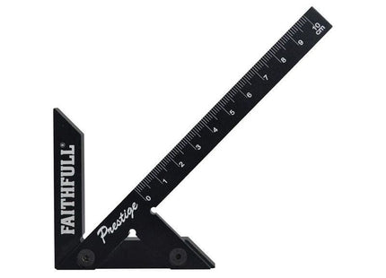 Faithfull Prestige Centre Finder Gauge Black Aluminium 100mm Faithfull - RockBottom Northampton