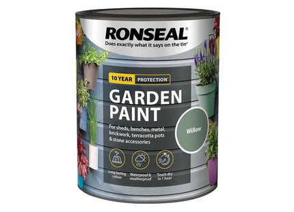 Ronseal Garden Paint Willow 750ml Ronseal - RockBottom Nothampton