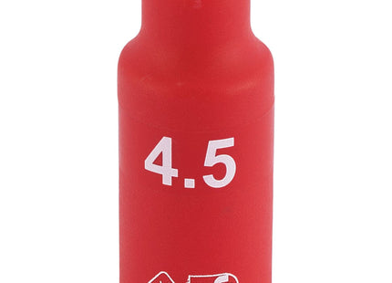Draper Fully Insulated VDE Socket, 1/4" Sq. Dr., 4.5mm 31156 Draper - Town Tools 