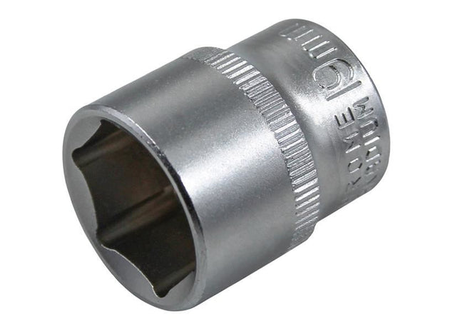 Faithfull Hex Socket 3/8in Drive 19mm Faithfull - RockBottom Northampton