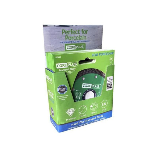 Coreplus Porcelain Diamond Blade 115mm CDU of 15 Blades CorePlus - RockBottom Northampton
