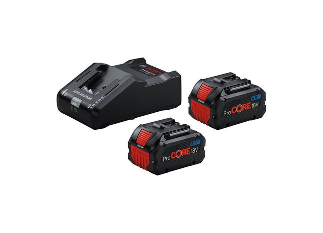 Bosch ProCORE18V 8.0Ah Batteries & Charger Starter Kit 18V Bosch - RockBottom Northampton