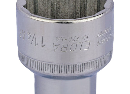 Draper Elora Bi-Hexagon Socket, 1/2" Sq. Dr., 1.1/4" 24517 Draper - Town Tools 