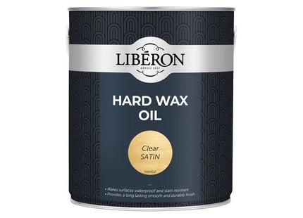 Liberon Hard Wax Oil Clear Satin 2.5 litre Liberon - RockBottom Northampton
