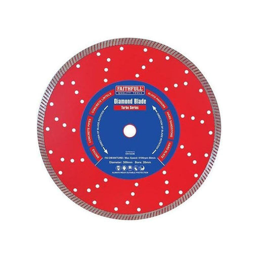 Faithfull Turbo Cut Diamond Blade 125 x 22mm Faithfull - RockBottom Northampton