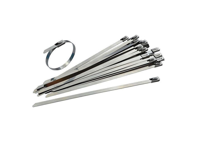 Faithfull Stainless Steel Cable Ties 7.9 x 360mm (Pack 50) Faithfull - RockBottom Northampton