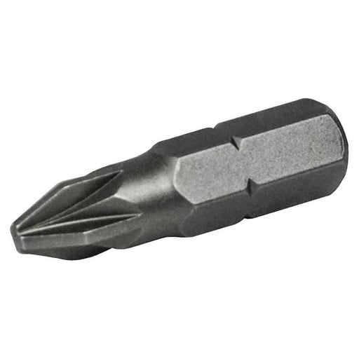 Faithfull Pozi S2 Grade Steel Screwdriver Bits PZ1 x 25mm (Pack 3) Faithfull - RockBottom Northampton