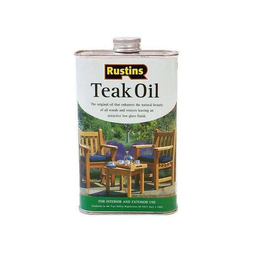 Rustins Teak Oil 5 litre Rustins - RockBottom Nothampton