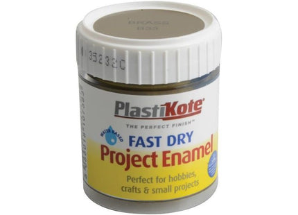 Plastikote Fast Dry Enamel Paint B33 Bottle Brass 59ml PlastiKote - RockBottom Nothampton