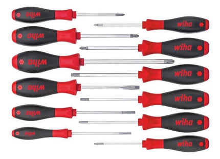 Wiha SoftFinish® Screwdriver Set, 12 Piece Wiha - RockBottom Northampton